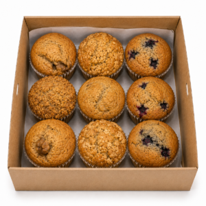 Morning tea muffins for Sydney catering