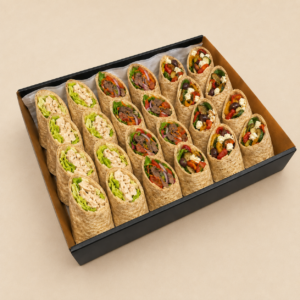 Assorted wraps for Sydney catering