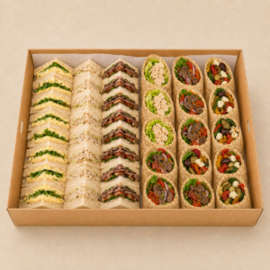 Mixed sandwich & wrap box for Sydney catering